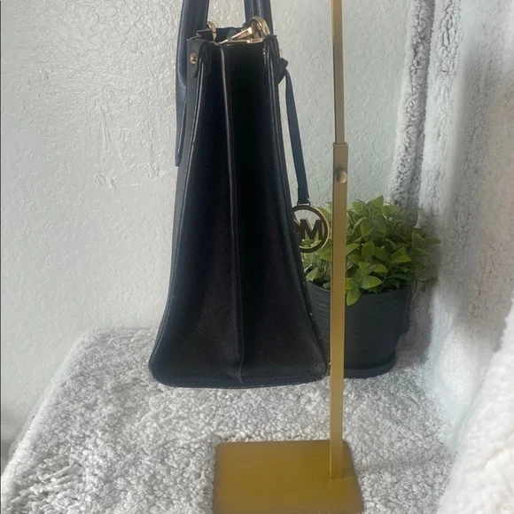 Michael Kors Black Saffiano Leather Tote - Picture 3 of 10